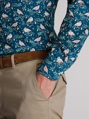 Brook Taverner Green Partridge in a Pear Cotton Shirt - Image 2 of 6
