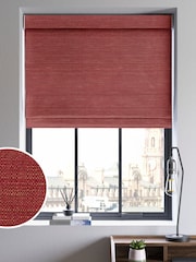 Cherry Red Voyage Maison Jasper Made To Measure Roman Blind - Image 1 of 6