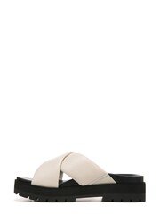 Vionic Tumbled Leather Vesta Slides - Image 2 of 5