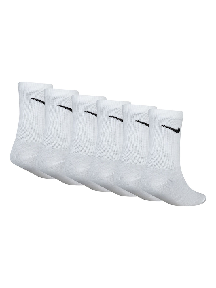 Weiß - Nike Crew-Socken für kleine Kinder, 6er-Pack - Bild 2 von 3