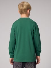 Polo Ralph Lauren Green Logo Long Sleeve Jersey T-Shirt - Image 3 of 8