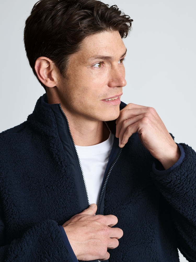 Brook Taverner Blue Quarter Zip Fleece - Image 2 of 6 Brook Taverner Blue Quarter Zip Fleece - Image 2 of 6