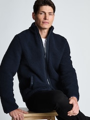 Brook Taverner Blue Quarter Zip Fleece - Image 6 of 6