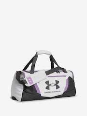 Under Armour Grey/White Undeniable 5.0 Small Duffle Bag - Image 3 of 8