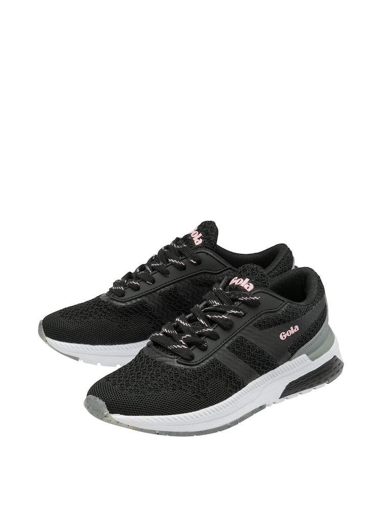 Negro - Zapatillas de entrenamiento de malla con cordones para mujer Atomics 2 de Gola - Imagen 2 de 5
