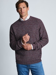 Brook Taverner Rib Twist Crew Neck Jumper - Kuva 1 / 4