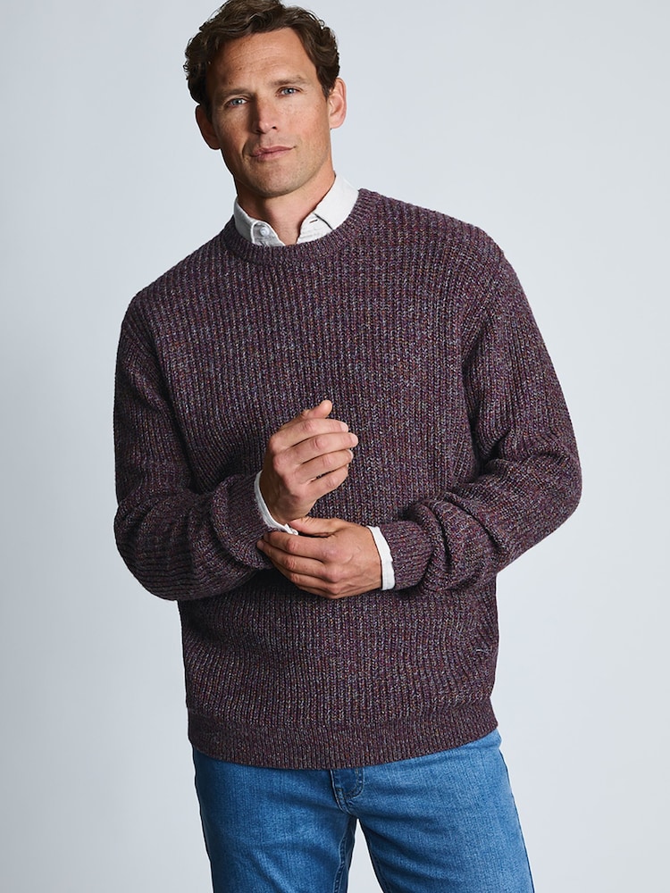 Brook Taverner Rib Twist Crew Neck Jumper - Kuva 1 / 4