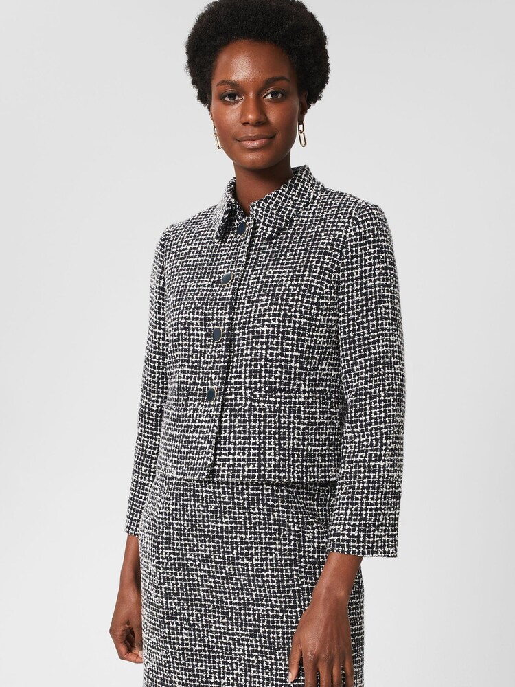 Hobbs Blue Gina Jacket - Image 1 of 4 Hobbs Blue Gina Jacket - Image 1 of 4