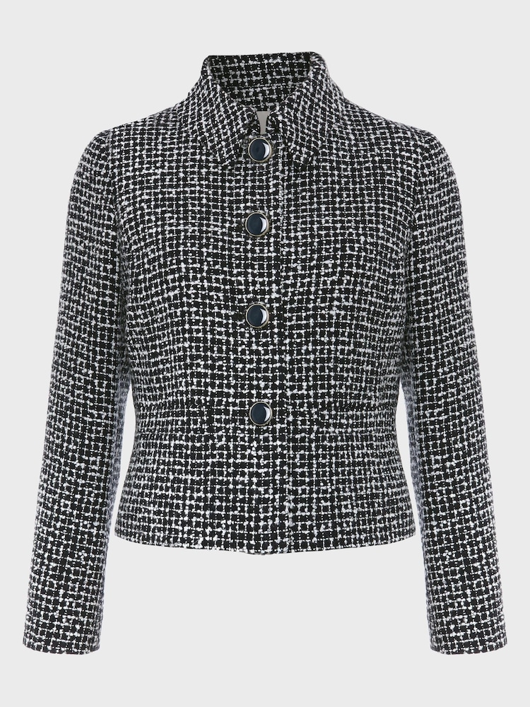 Hobbs Blue Gina Jacket - Image 4 of 4 Hobbs Blue Gina Jacket - Image 4 of 4