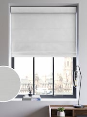Frost White Voyage Maison Jasper Made To Measure Roman Blind - Image 1 of 6