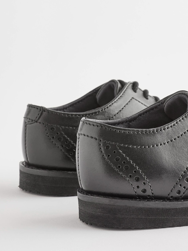 črna - Smart Leather gležnjar z luknjičastim vzorcem in vezalkami čevlji - Slika 5 iz 5 črna - Smart Leather gležnjar z luknjičastim vzorcem in vezalkami čevlji - Slika 5 iz 5