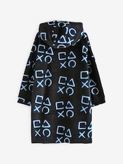 Navy Blue PlayStation Hooded Blanket (5-16yrs) - Image 2 of 4