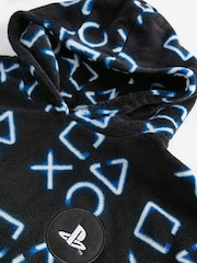 Navy Blue PlayStation Hooded Blanket (5-16yrs) - Image 3 of 4
