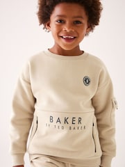 Baker by Ted Baker Stone Cargo Sweater and Joggers Set - Image 10 of 13