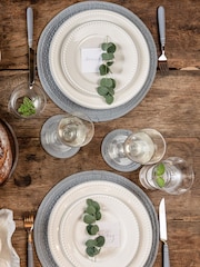 Mary Berry Grey Signature Cotton Grey 100% Cotton Placemat - Image 2 of 4