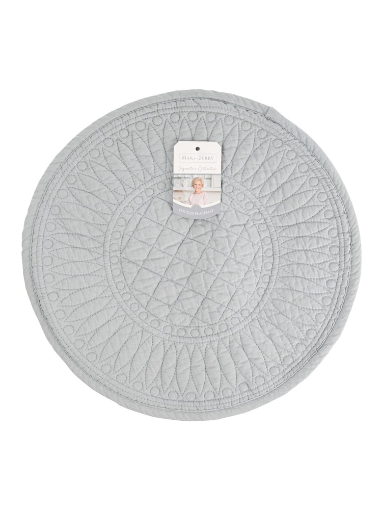 Mary Berry Grey Signature Cotton Grey 100% Cotton Placemat - Image 4 of 4