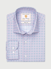 Қызғылт - Brook Taverner Tile Баспа мақта жейдесі - 7суретінің 5 суреті