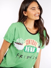Character Black Ladies Friends 100% Cotton Pyjamas - Image 4 of 4