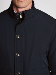 Brook Taverner Blue Padded Harrington Jacket - Image 3 of 7