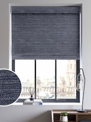 Indigo Blue Voyage Maison Jasper Made To Measure Roman Blind - Image 1 of 6