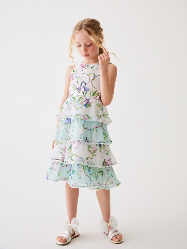 Baker by Ted Baker Tiered Chiffon Dress - Image 1 of 10