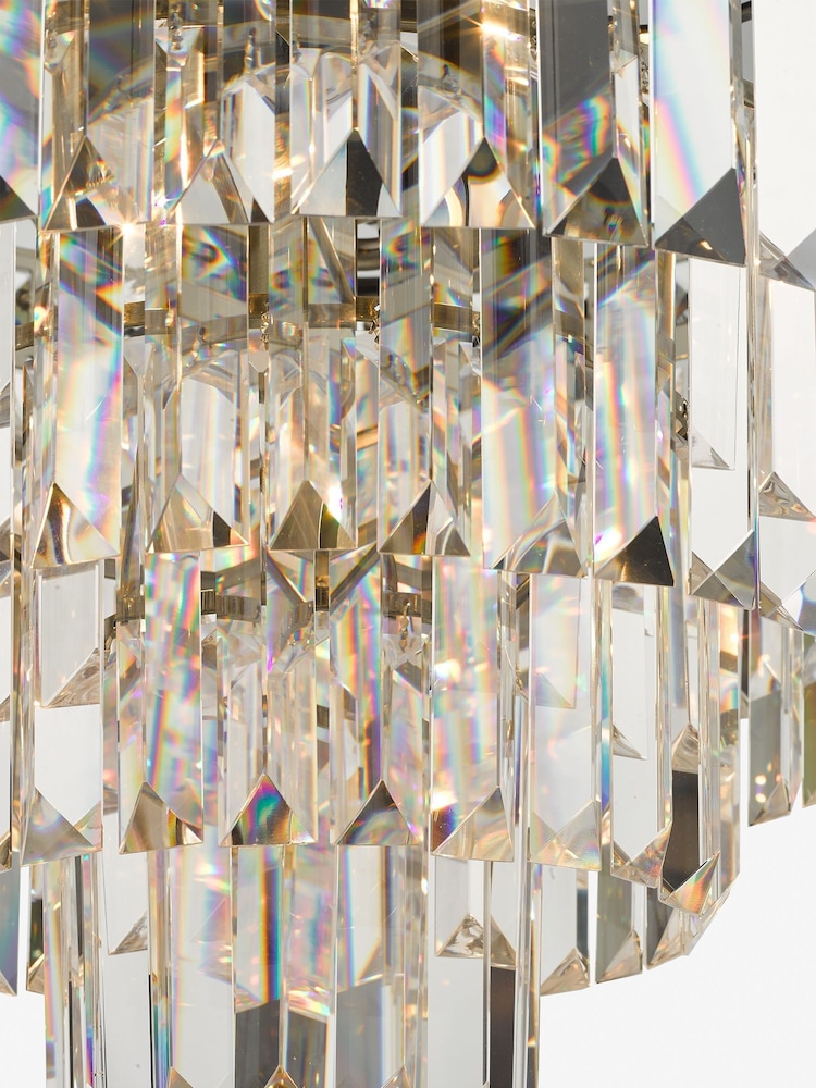 Där Lighting Brass Vyana 4 Light Ceiling Light Pendant - Image 4 of 4 Där Lighting Brass Vyana 4 Light Ceiling Light Pendant - Image 4 of 4