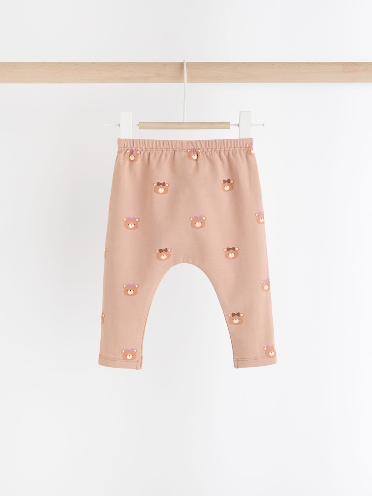 Caramel ours brun - Ensemble confortable de 2 pièces en polaire et leggings bébé - Image 12 of 17