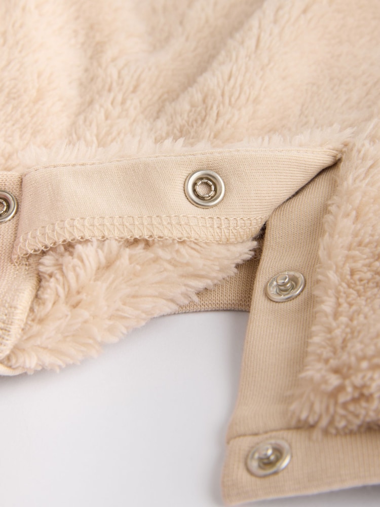 Caramel ours brun - Ensemble confortable de 2 pièces en polaire et leggings bébé - Image 15 of 17