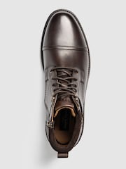 Rodd & Gunn Brown Brookdale Military Boots - Image 5 of 6