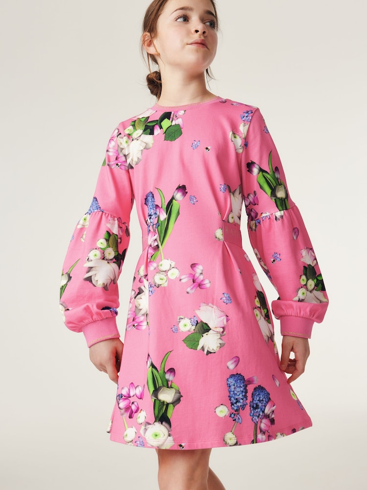 Baker by Ted Baker Floral Sweat Dress - Image 5 of 13