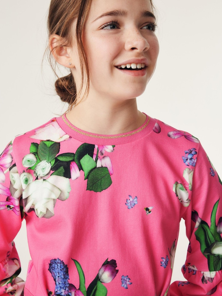 Baker by Ted Baker Floral Sweat Dress - Image 8 of 13