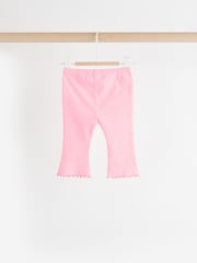 Pink/White Heart Baby Print Cosy Baby Fleece Jumper and Leggings 2 Piece Set - Image 10 of 15