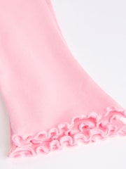 Pink/White Heart Baby Print Cosy Baby Fleece Jumper and Leggings 2 Piece Set - Image 15 of 15