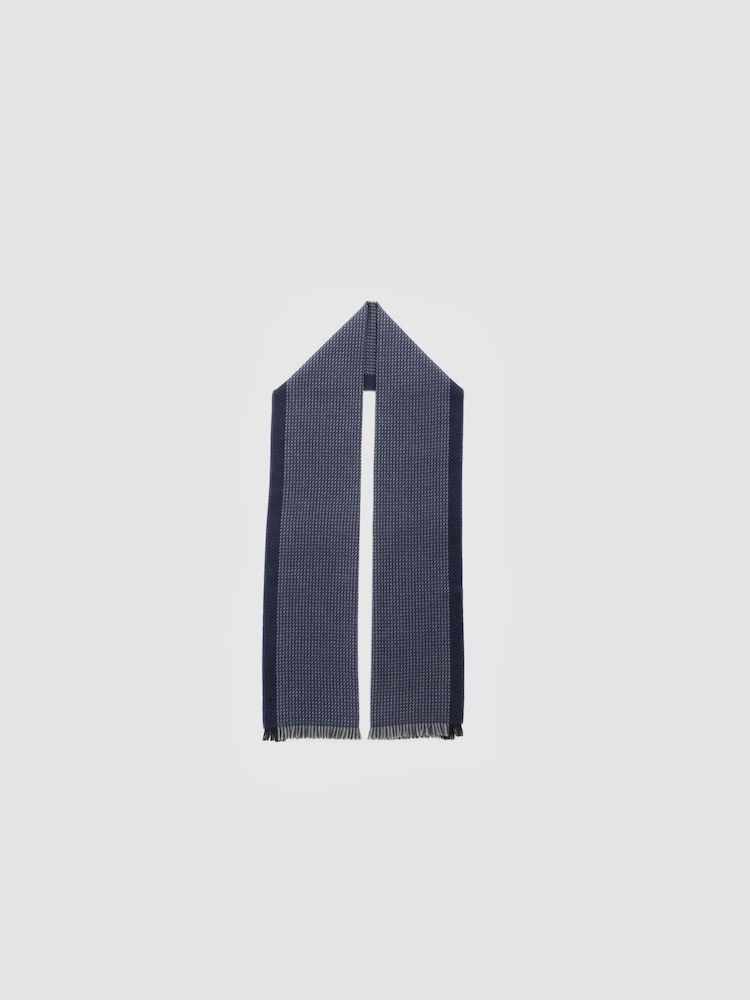 Rodd & Gunn Blue Dunedin Scarf - Image 2 of 3
