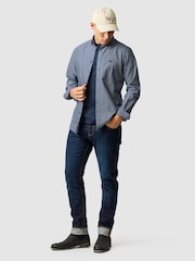 Rodd & Gunn Blue Oxford Riverhead Check Shirt - Image 3 of 6
