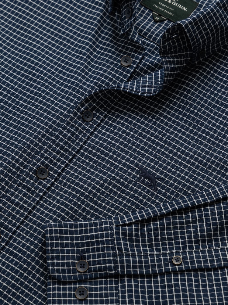 Rodd & Gunn Blue Oxford Riverhead Check Shirt - Image 6 of 6 Rodd & Gunn Blue Oxford Riverhead Check Shirt - Image 6 of 6