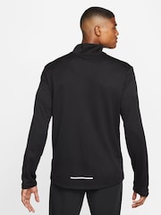 Schwarz - Nike Pacer Lauftop mit kurzem Reißverschluss - Bild 2 von 8
