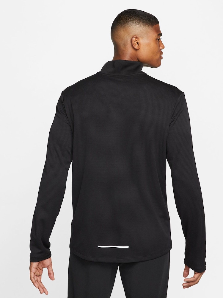 Nike Black Pacer Half Zip Running Top - Image 2 of 8 Nike Black Pacer Half Zip Running Top - Image 2 of 8