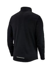 Schwarz - Nike Pacer Lauftop mit kurzem Reißverschluss - Bild 8 von 8