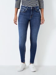 Crew Clothing Navy Blue Skinny Jeans - Image 1 of 3