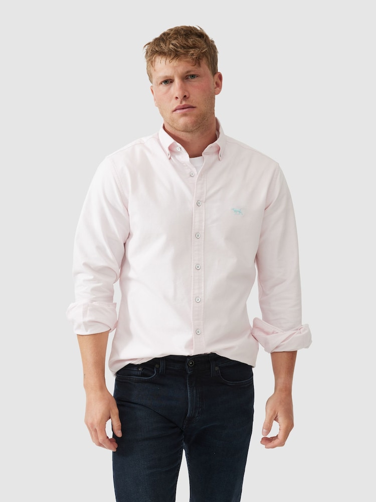 Rodd & Gunn Pink Oxford Shirt - Image 1 of 4 Rodd & Gunn Pink Oxford Shirt - Image 1 of 4