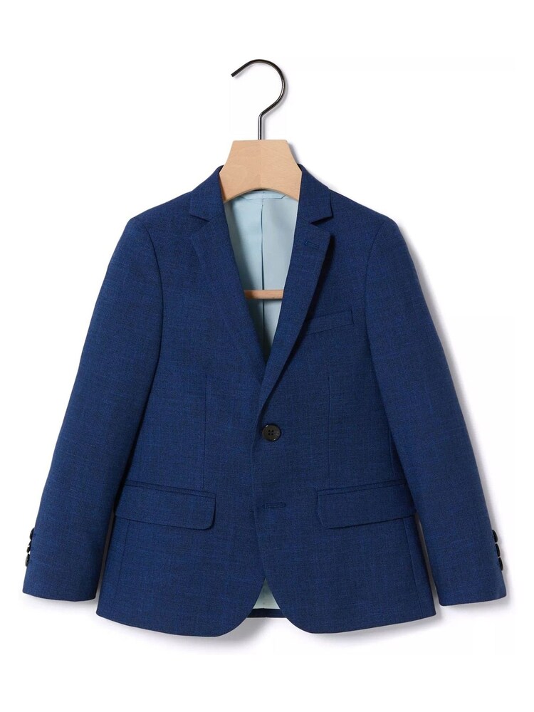 MOSS Blue Boys Slub Jacket - Image 1 of 1