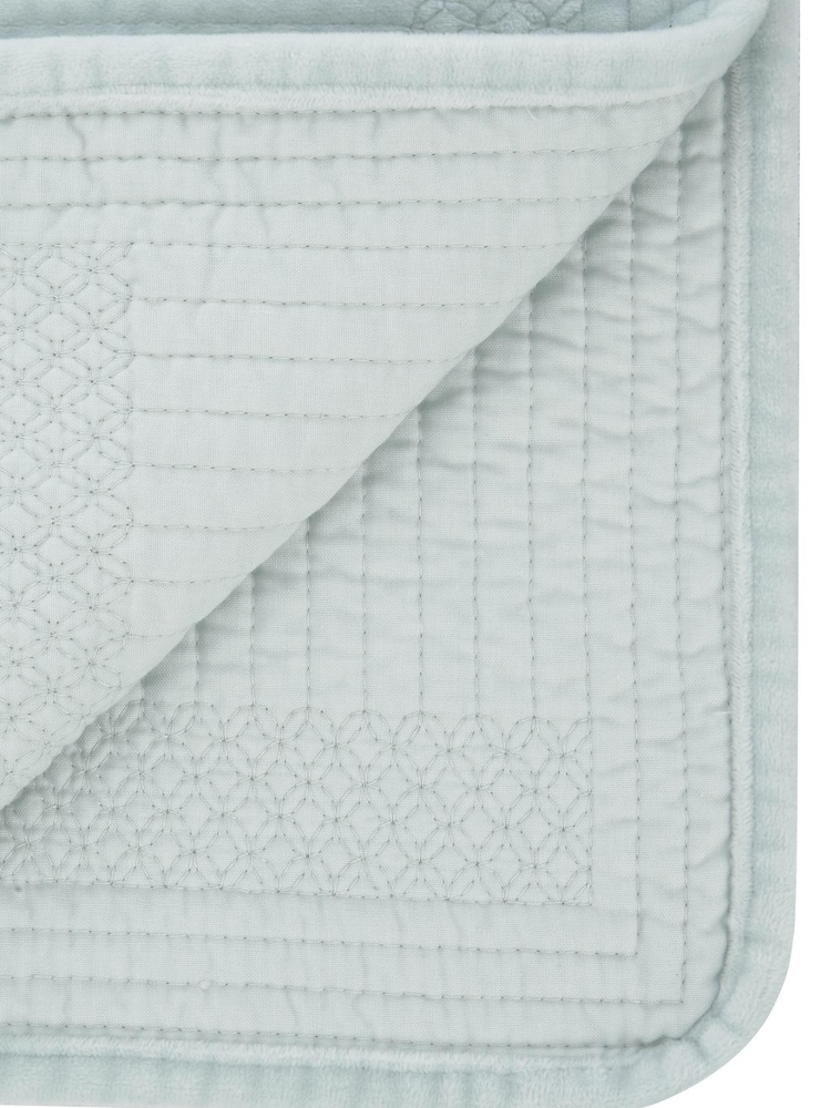 Laura Ashley Duck Egg Blue Carrie Bedspread - Image 3 of 3