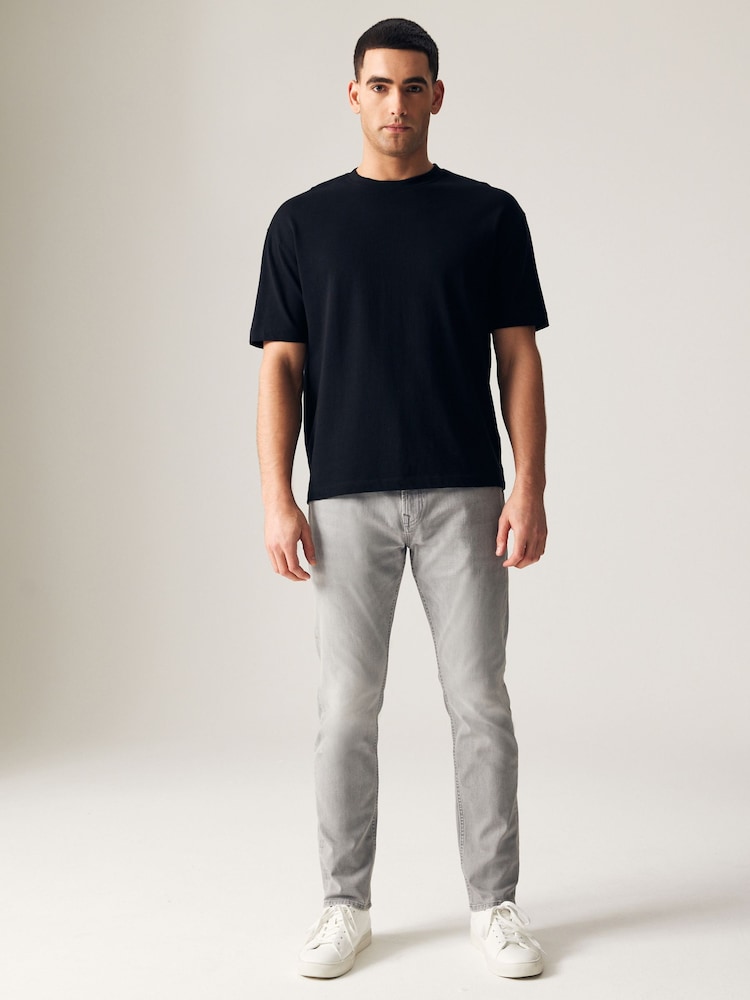 Gri pal - Slim Fit - Blugi mulați clasică - Imaginea 2 din 13 Gri pal - Slim Fit - Blugi mulați clasică - Imaginea 2 din 13