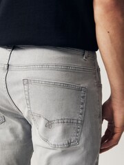 Gri pal - Slim Fit - Blugi mulați clasică - Imaginea 4 din 13