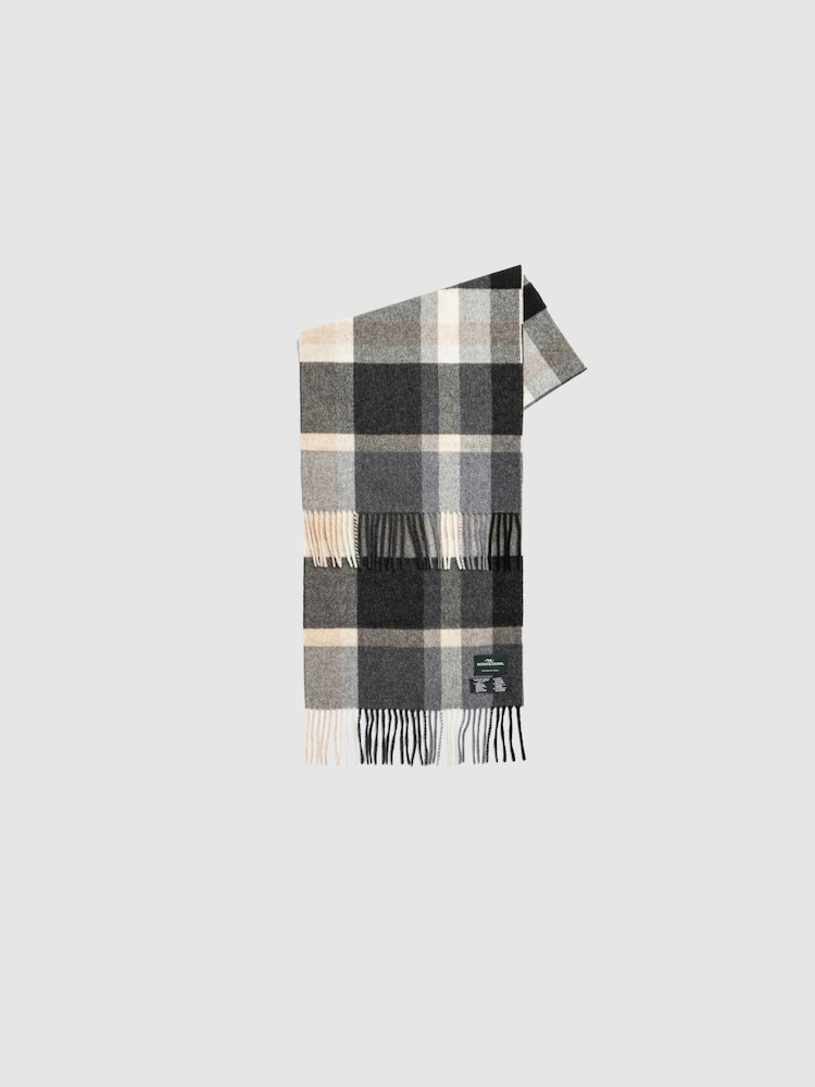 Rodd & Gunn Grey Jed Valley Scarf - Image 2 of 3