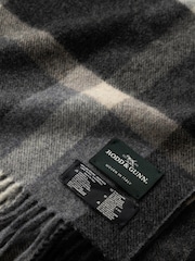 Rodd & Gunn Grey Jed Valley Scarf - Image 3 of 3