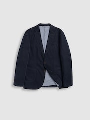 Rodd & Gunn Blue Saint Bathans Slim Fit Jacket - Image 4 of 5