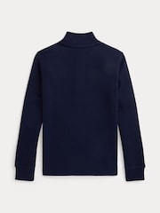 Polo Ralph Lauren logollinen neljännesvetoketjullinen jersey-collegepaita - Kuva 2 / 2