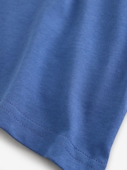 Bleu - T-shirt à manches longues en jersey Polo Ralph Lauren avec logo - Image 8 sur 8